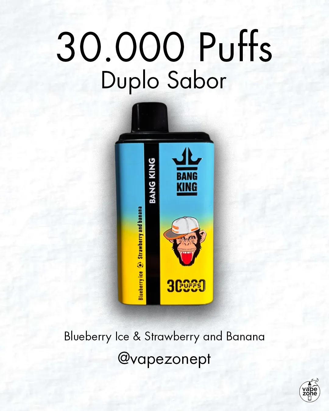 Vape Fusão 30K – Blueberry Ice & Strawberry and banana